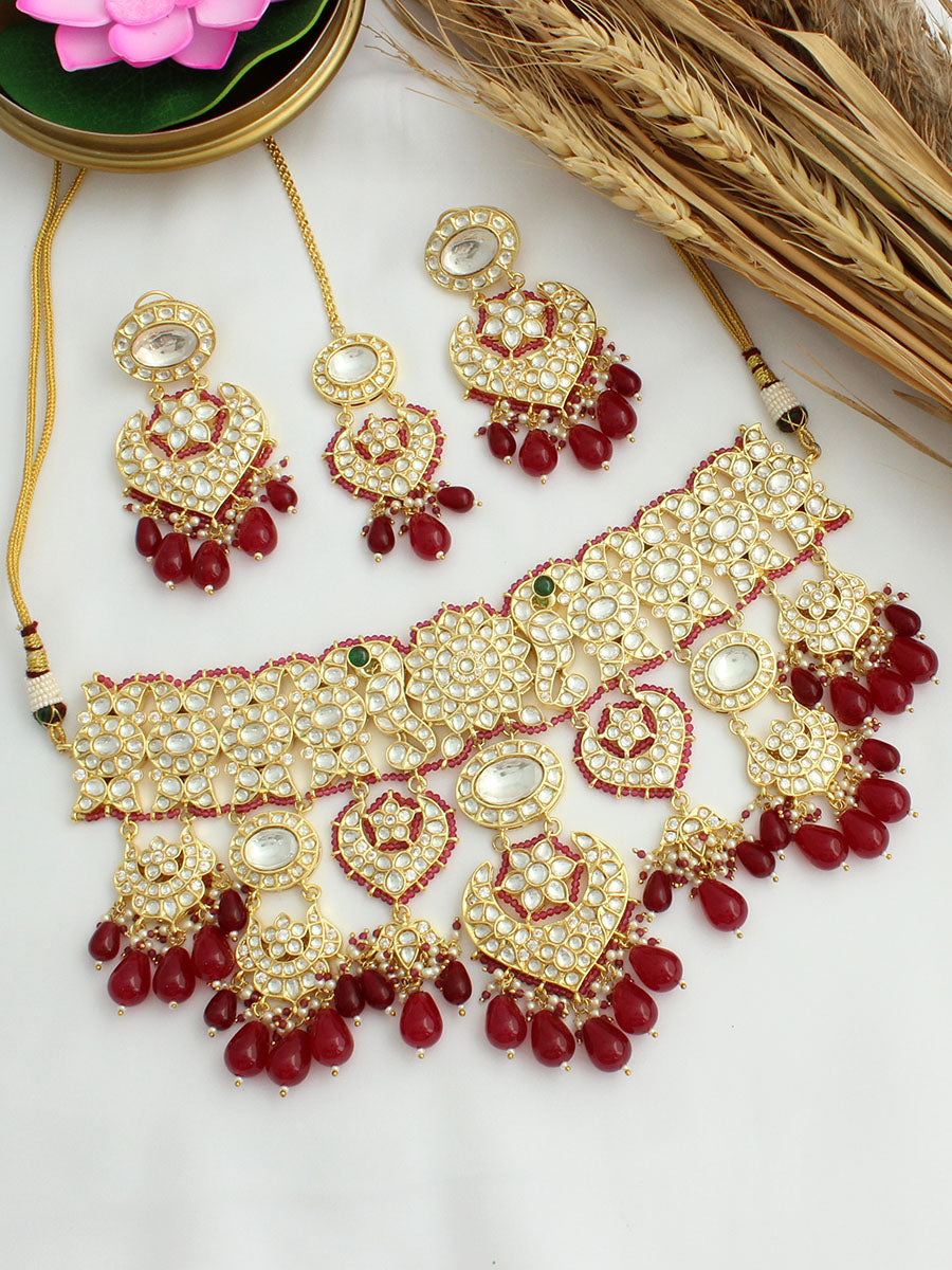 Shivika Bridal Set-Maroon