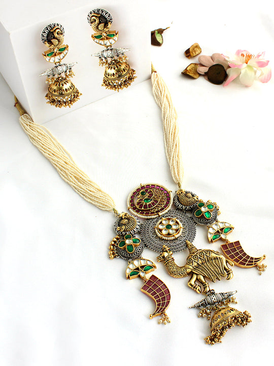 Vijaya Long Necklace Set