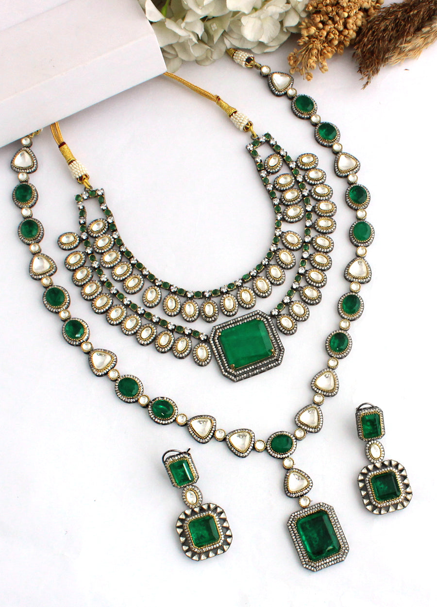 Geena Layered Necklace Set