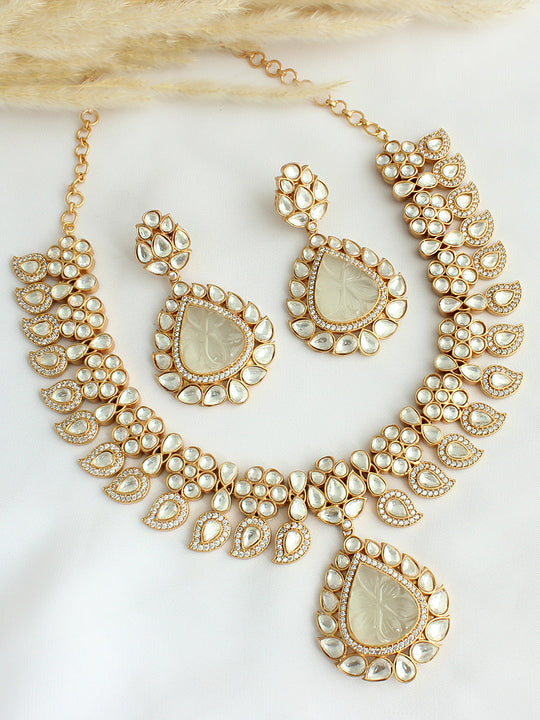 Malaysia Necklace Set-Ivory