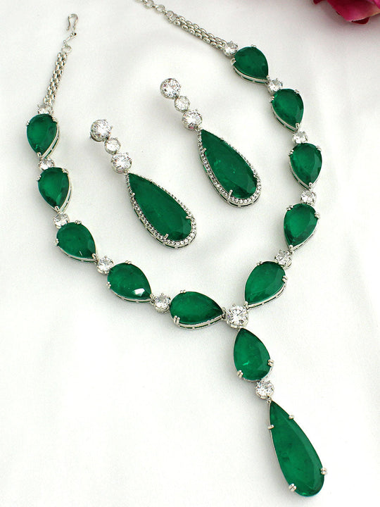 Sharon Necklace Set - Green