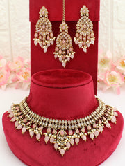 Shiza Necklace Set-Pastel Pink