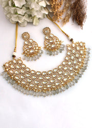 Sydney Necklace Set-Light Grey