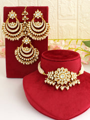 Ajisha Necklace Set-White