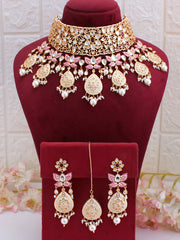 Akshdha Necklace Set-Ivory