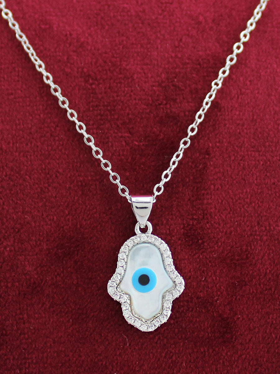 Hamsa Evil Eye Pendant Chain / Necklace