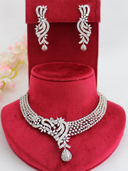 Mariah Necklace Set-Silver