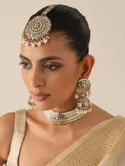 Ishrat Mirror Choker Necklace Set