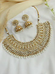 Rashmika Necklace Set-white