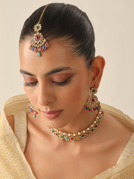 Srishti Bib Necklace Set