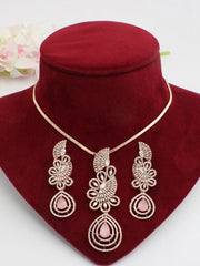 Kiara Pendant Earrings Set-Pastel Pink