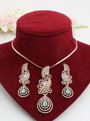 Kiara Pendant Earrings Set-Mint Green