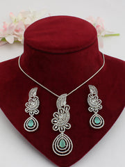 Kiara Pendant Earrings Set-Mint Green