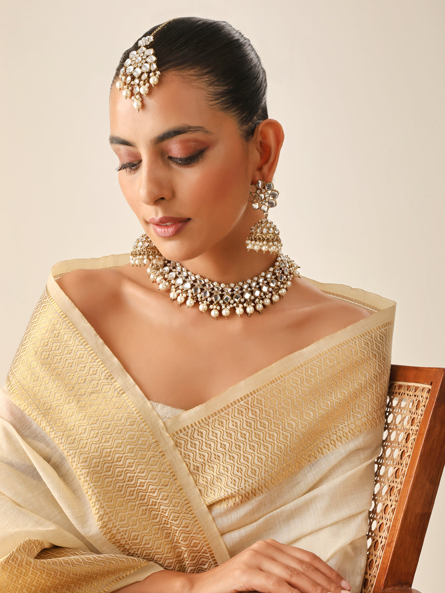 Sneha Bib Necklace Set