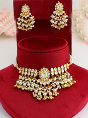 Vriddhi Choker Necklace Set-Gold