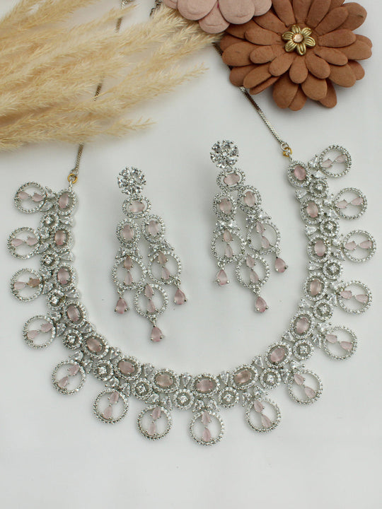 Issra Necklace Set-Pastel Pink