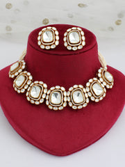 Mirisha Neckace Set-White