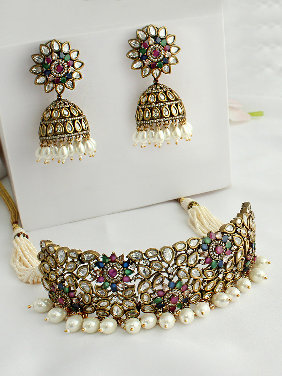 Razia Choker Necklace Set