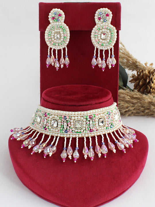 Iram Necklace Set-Multicolor