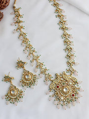 Jaisalmer Long Necklace Set-Multicolor