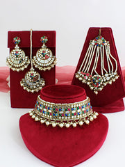 Nushrat Necklace Set-Multicolor