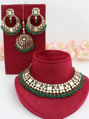 Amyra Necklace Set-Green