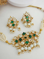 Yutika Necklace Set-Green