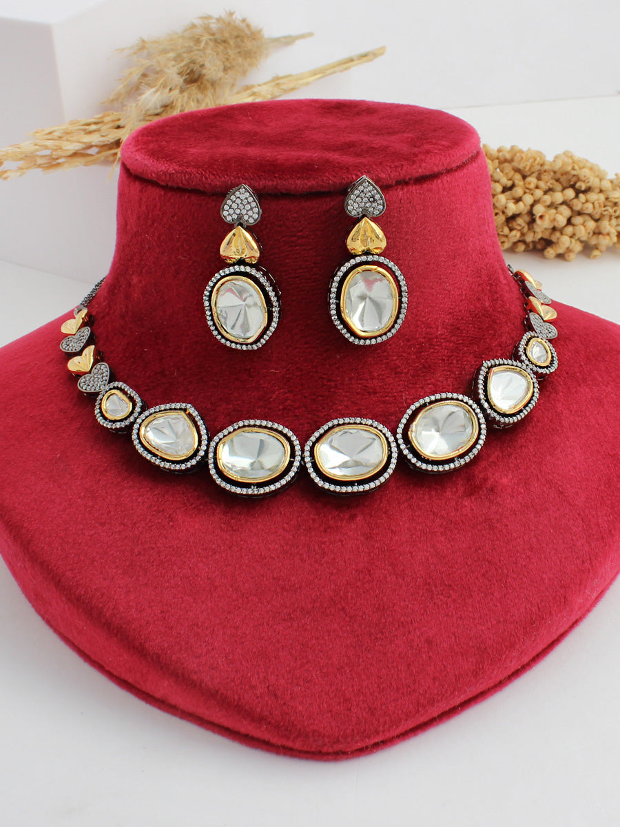 Sharanya Bib Necklace Set