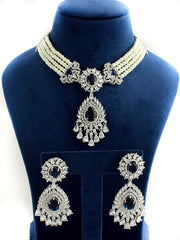 Olivia Necklace Set-Blue