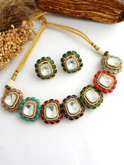 Mirisha Necklace Set-Multicolor