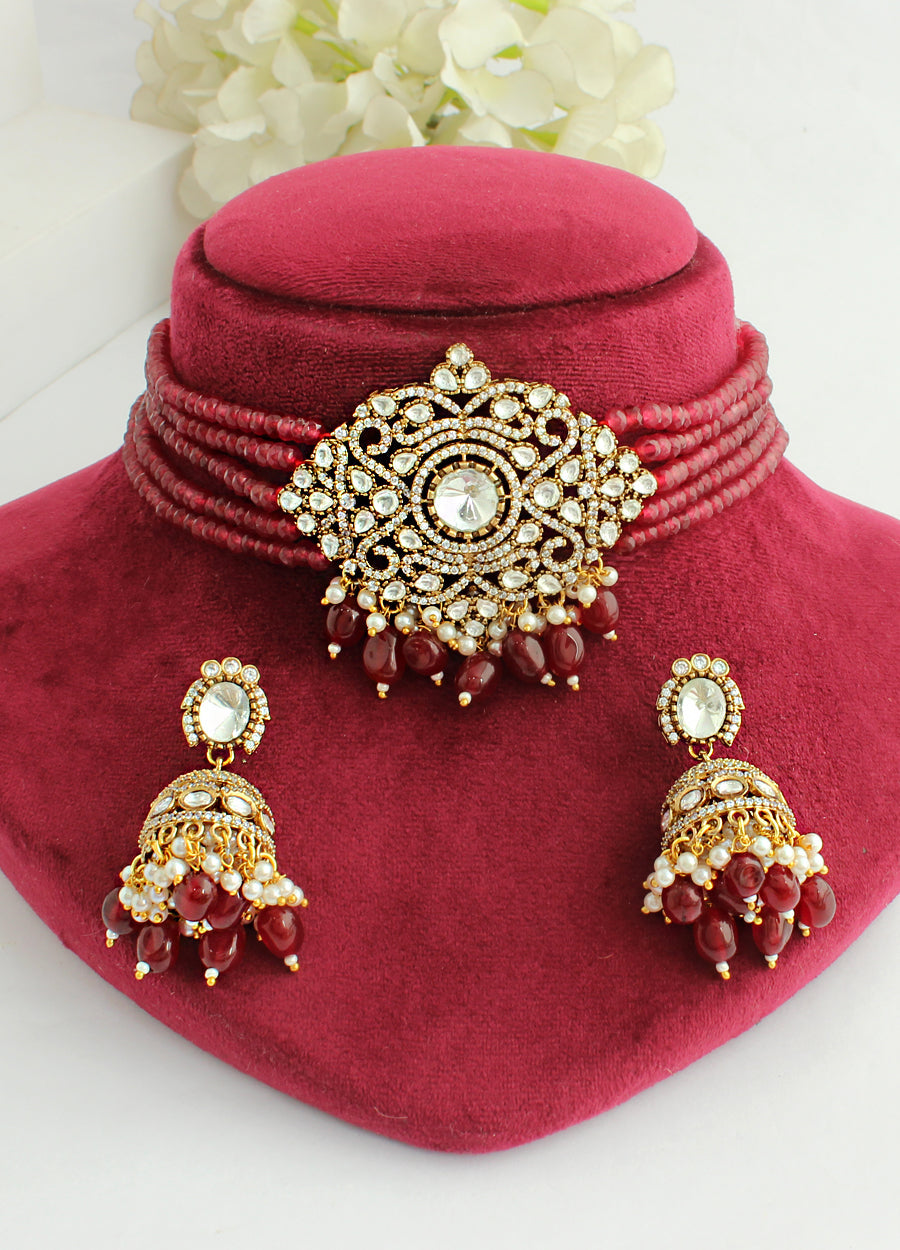 Priyasha Choker Necklace Set