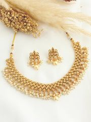 Priya Necklace Set-gold