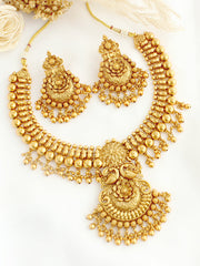 Srijita Necklace Set-Gold