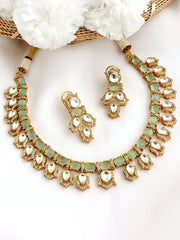 Virisha Necklace Set-Mint Green