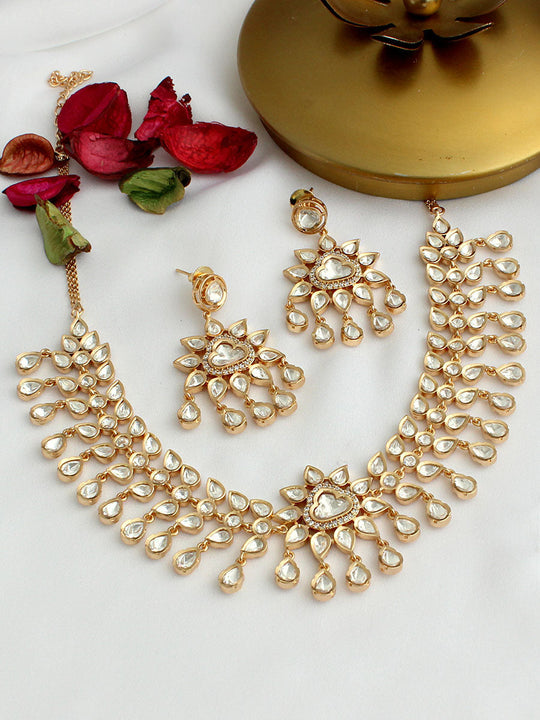 Tisha Necklace Set-White