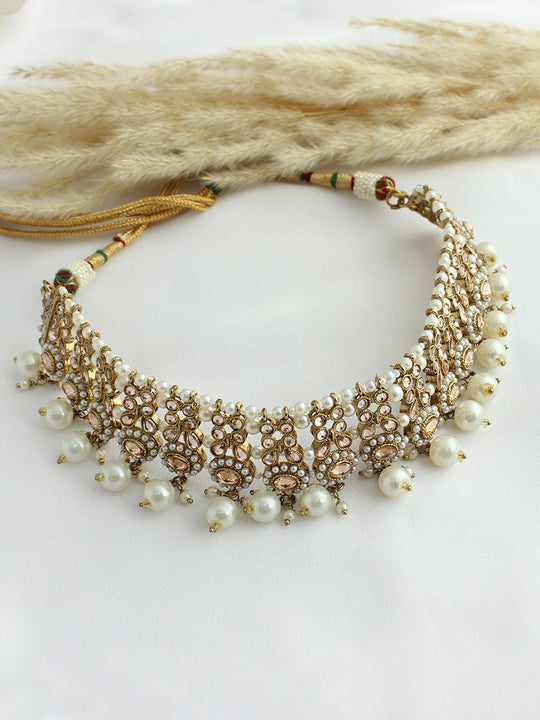 Tania Choker Necklace-gold