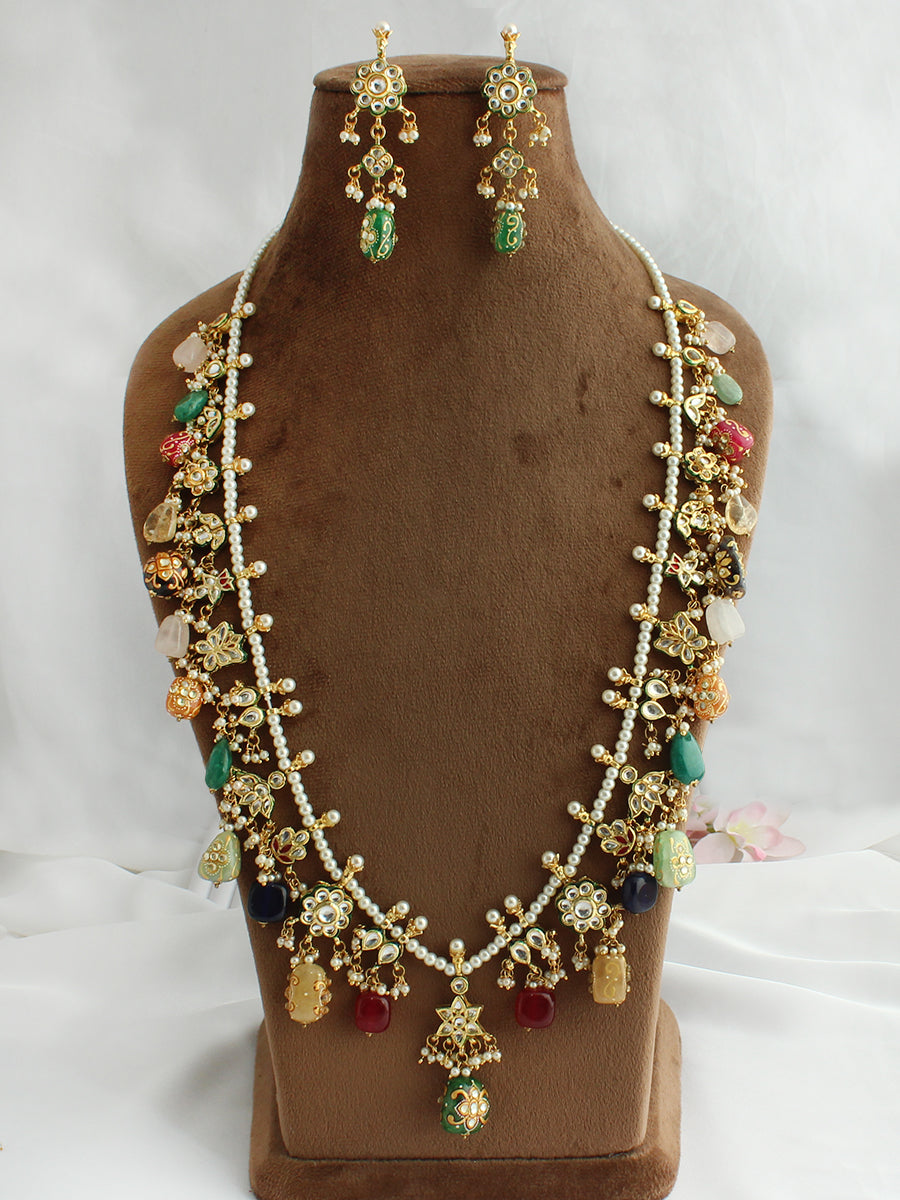 Atishi Long Necklace Set