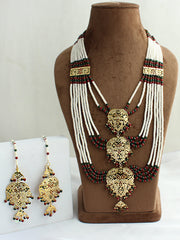 Abira Jadau Layered Necklace Set