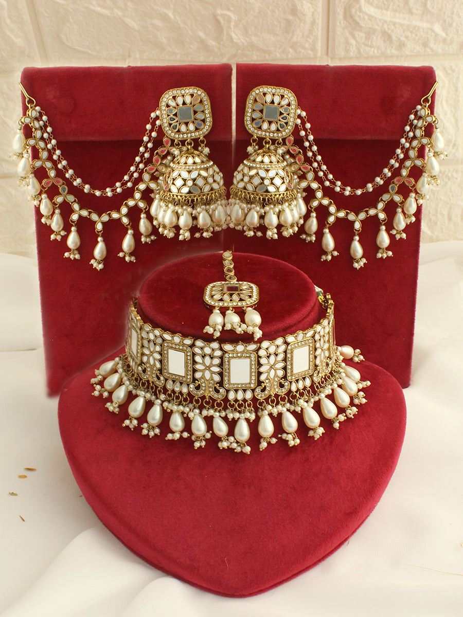 Rasika Mirror Necklace Set