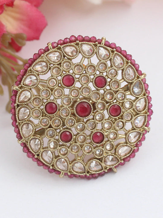 Saysha Ring-Ruby Pink 